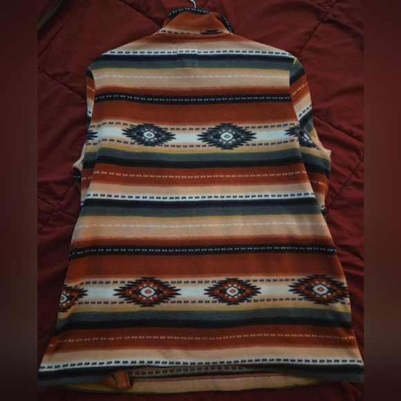 Cotton And Rye Oufitters - Womens Aztec Quarter Zip Fleece - Picture 5 of 6